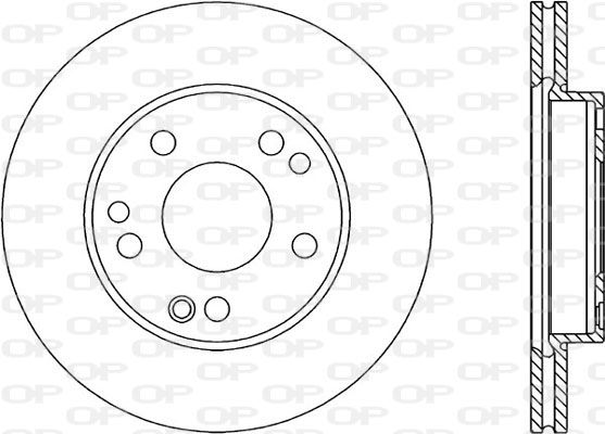 OPEN PARTS Тормозной диск BDR1302.20